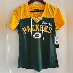 NFL Team Apparel Green Bay Packers Short Sleeve Women’s Top